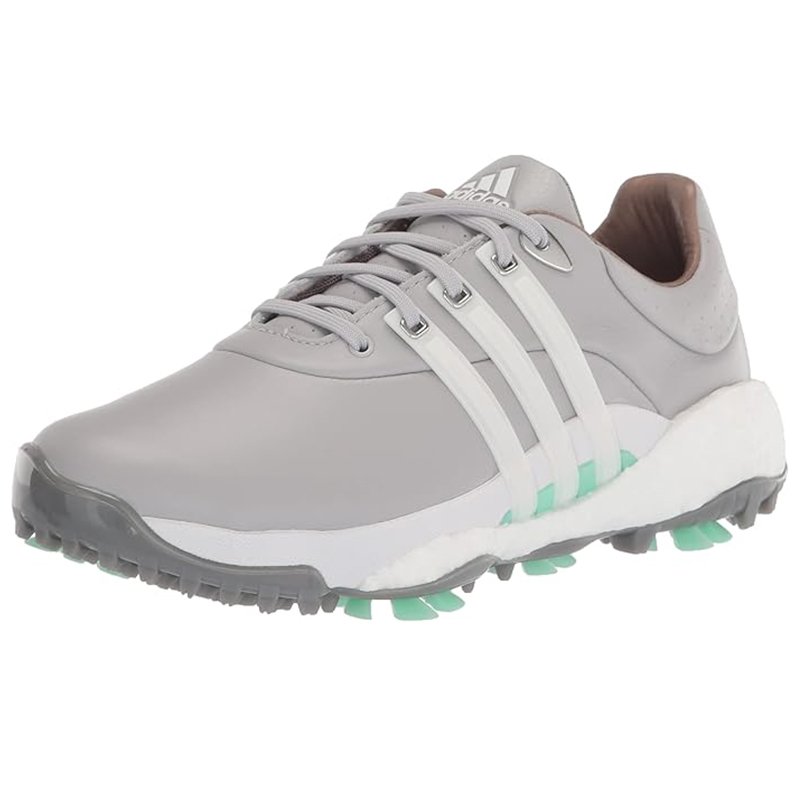 Adidas Tênis de Golfe Feminino Tour 360 22, Cinza dois/Calçados Branco/Pulse Mint