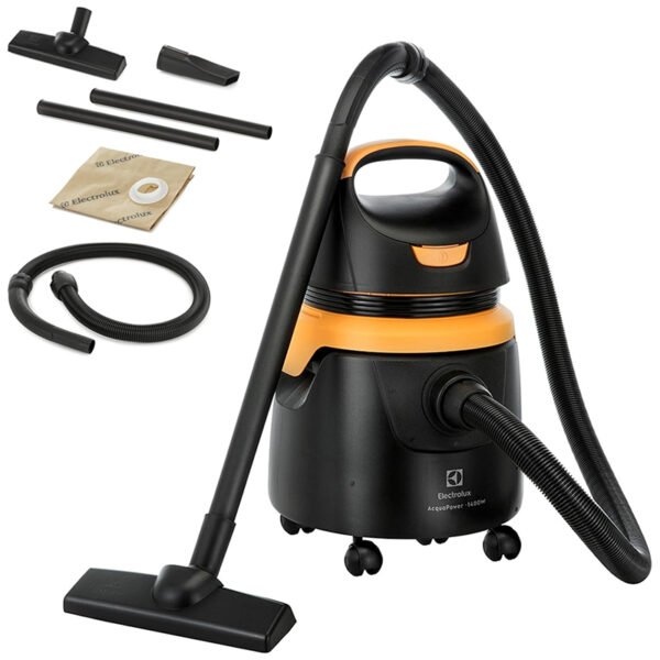 Aspirador de Água e Pó, AQP20, Preto e Amarelo, 110V, Electrolux