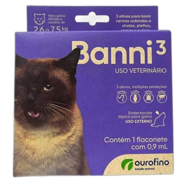 BANNI 3 para gatos 2,6 a 7,5kg