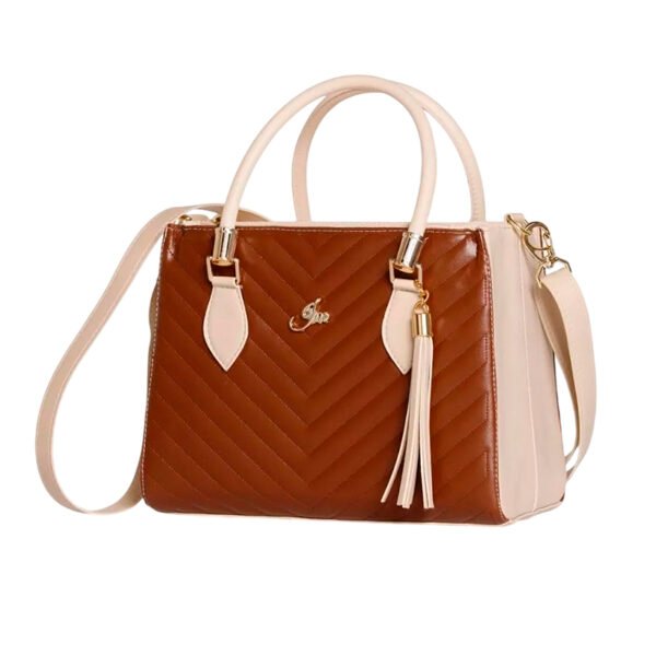 Bolsa Feminina Bicolor Transversal e de Mão Duas Cores Immateriale