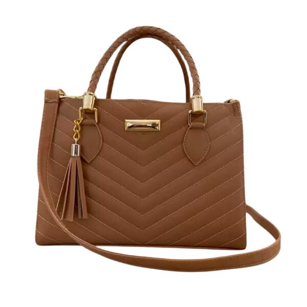 Bolsa Feminina Bordada Trabalhada em Couro Sintético