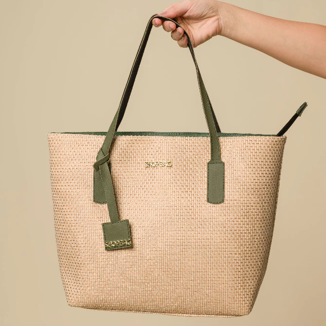 Bolsa de Praia Grande Bag Sacola Multifuncional Alça Resistente com Bolso e Ziper
