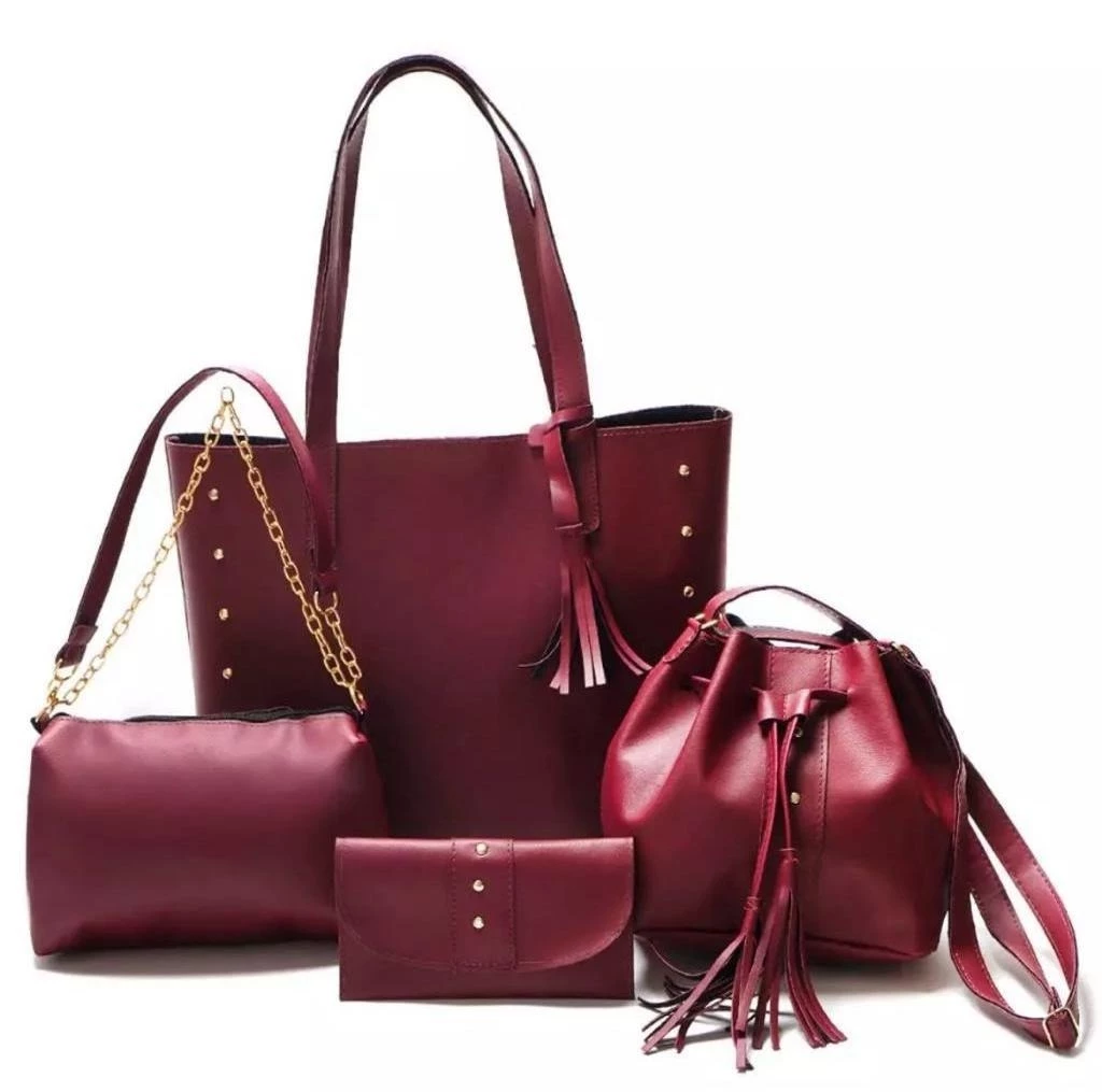 KIT 4 PEÇAS Bolsa feminina Transversal e de Ombro Bolsas Bag e Tiracolo Envio Imediato
