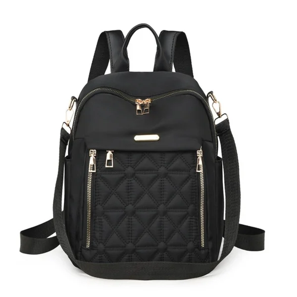 Bolsa mochila feminina Portátil da moda de Poliéster à prova d'água