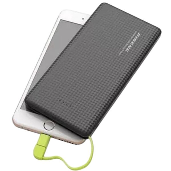Carregador Portátil Pineng Power Bank 10.000mah,5000mah Com Adaptador Iphone,V8
