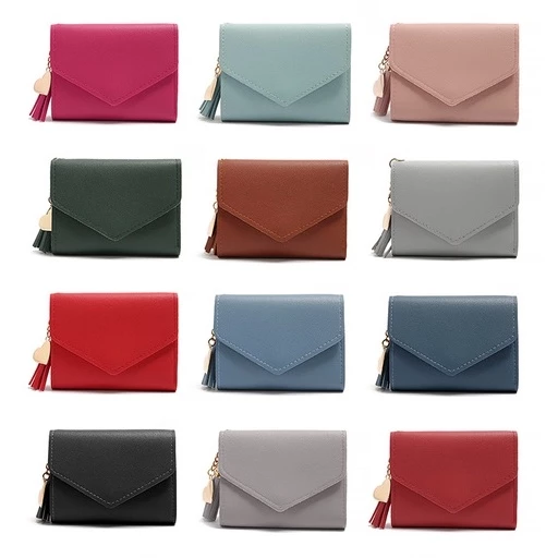 Carteira Feminina Com Franjas/Bolsa Porta-Cartões/Bolsa De Mão/Porta-Cartões