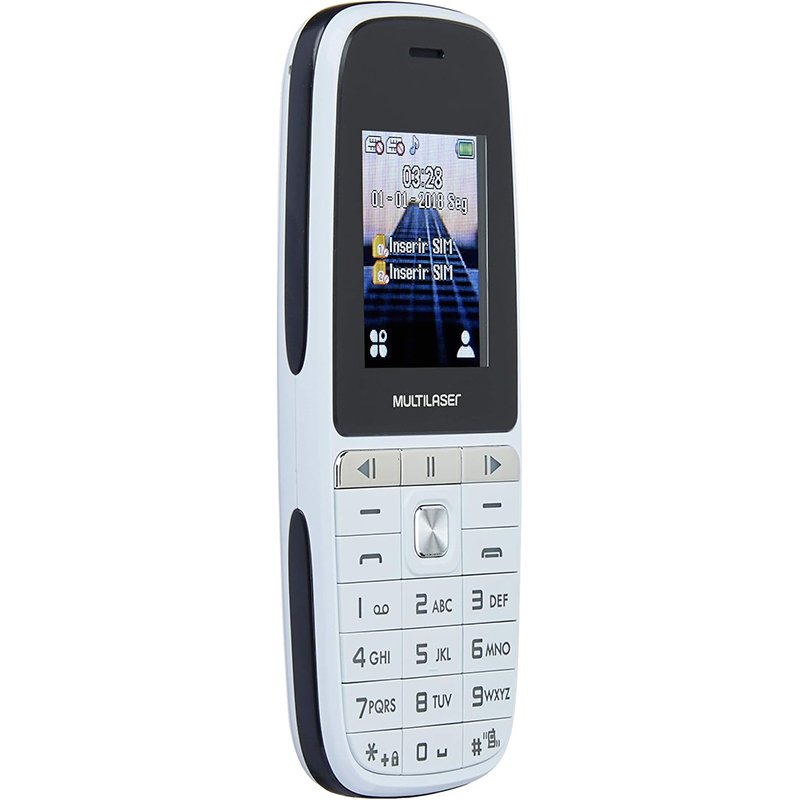 Celular Up Play Dual Chip MP3 Câmera Branco Multilaser – P9077