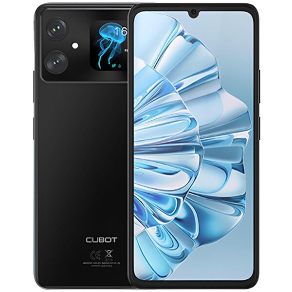 Cubot A20, Smartphone Android 14, 4GB RAM, 128GB, Câmera 48MP, Tela Grande (Preto)
