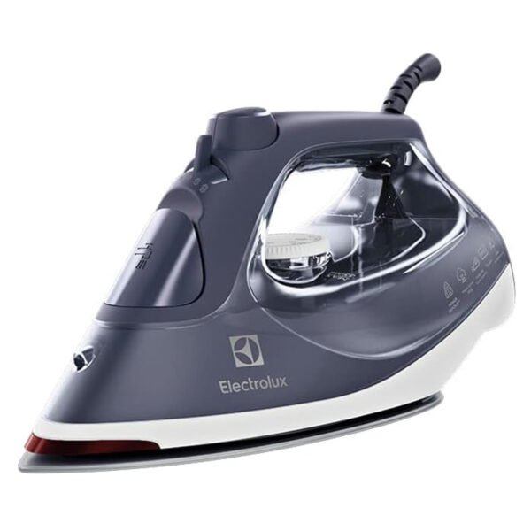 Ferro de Passar Seco e vapor Electrolux antiaderente base ceramica vapor vertical extra 2000W azul marinho ESI60 220v