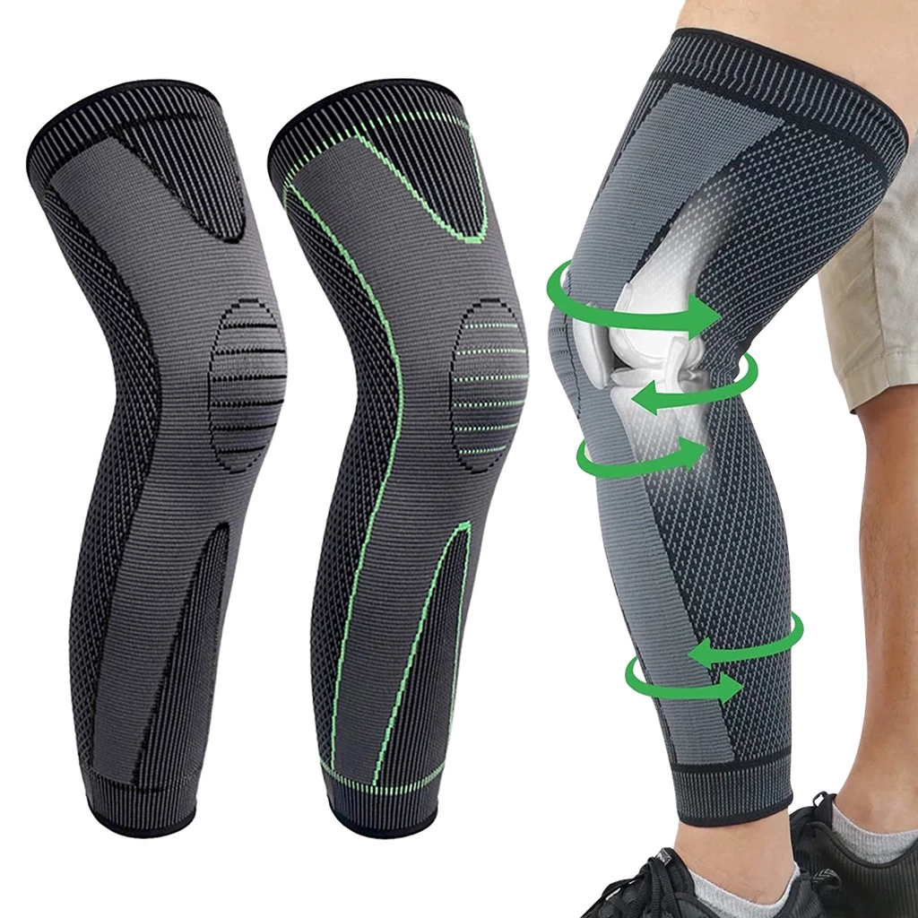 Joelheira de Compressão Ortopédica Meia Térmica Alivio da Dor Absorve Suor Estimula Circulação Fitness Ciclismo Crossfit