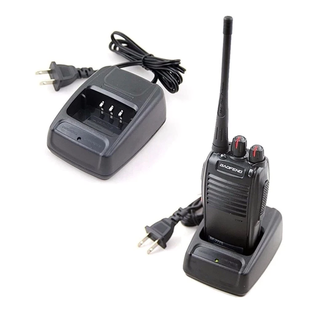Kit 2 Rádio Comunicador Walk Talk Baofeng 777s com 16 Canais Alcance de 4-12Km 2 Duas Pçs