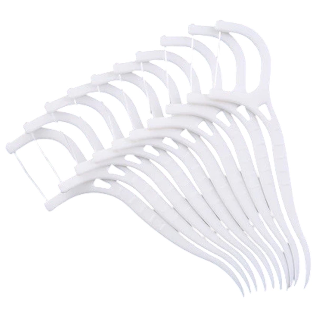 Kit com 50/100/150/200 Unidades de Fio Dental Infantil em Formato de Arco Ultra Fino para uma Limpeza Eficaz