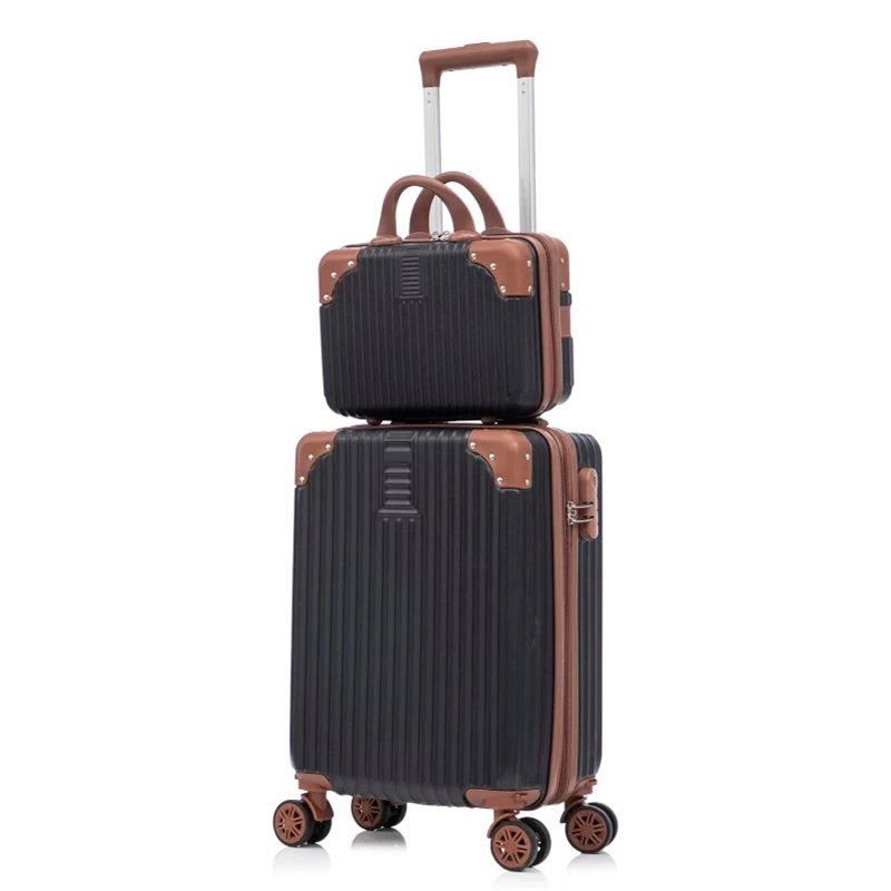Kit Mala De Bordo + Frasqueira 9kg 50*22*33/ Viagem Rodinhas 360°