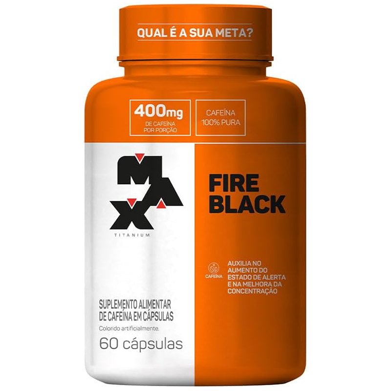 Max Titanium Fire Black (60 Caps)