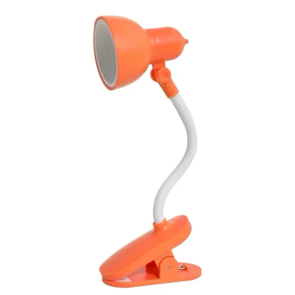 Mini Lâmpada De Mesa LED Alimentada Por Bateria Livro De Leitura com Clipe De suporte Luz Ajustável Portátil.