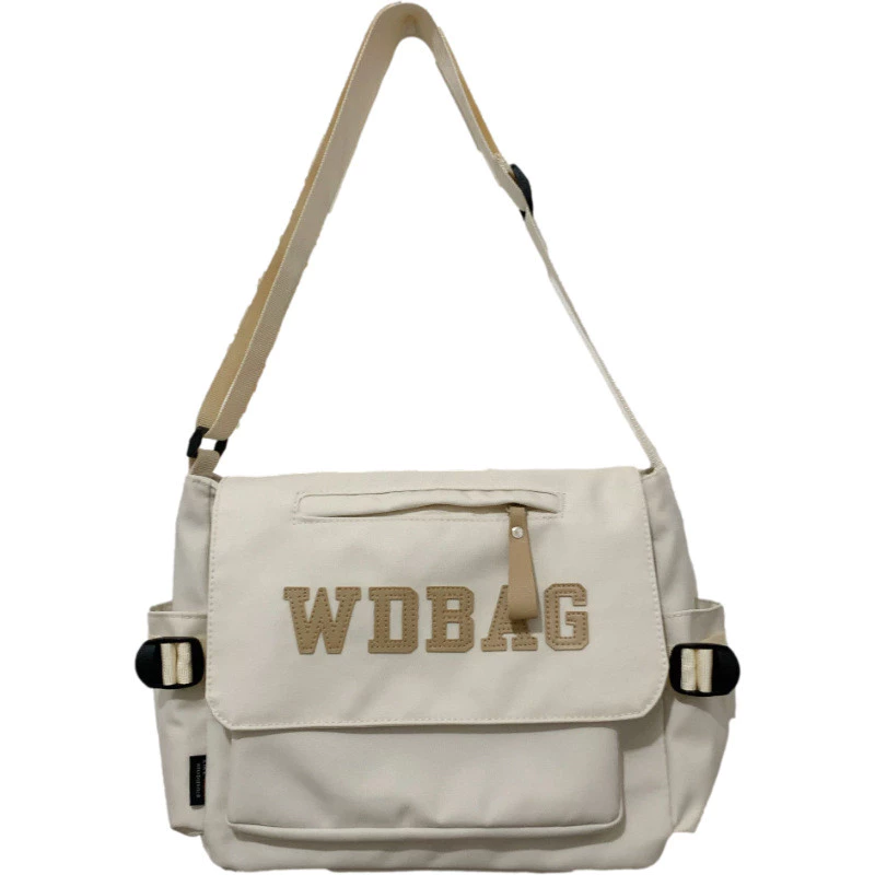 Moda Feminina Bolsa de Ombro com Grande Capacidade Bolsa Lona Crossbody Bolsa Casual