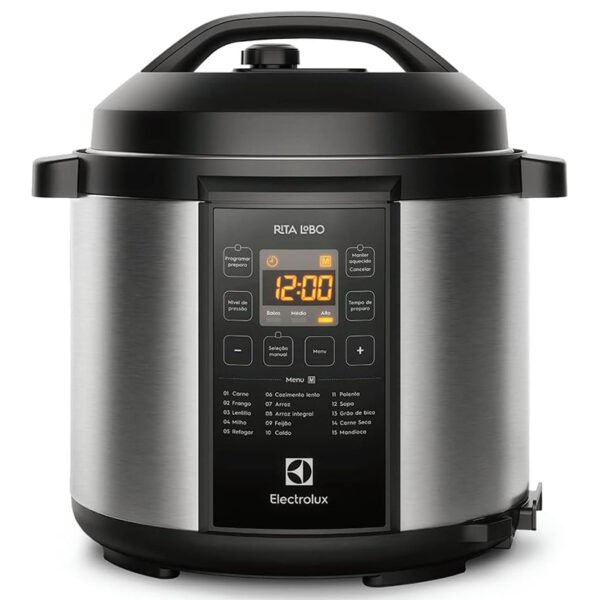 Panela de pressão Elétrica, PCC20, 6L, Preto, 220v, Electrolux