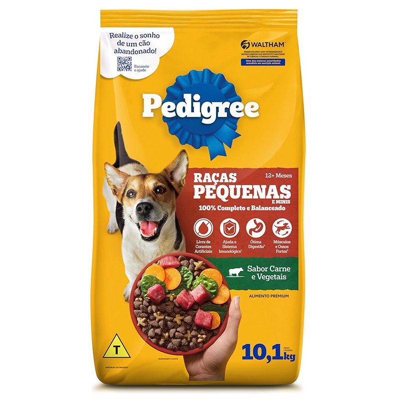 Ração Pedigree Para Cães Adultos Raças Pequenas 10 1 Kg PEDIGREE