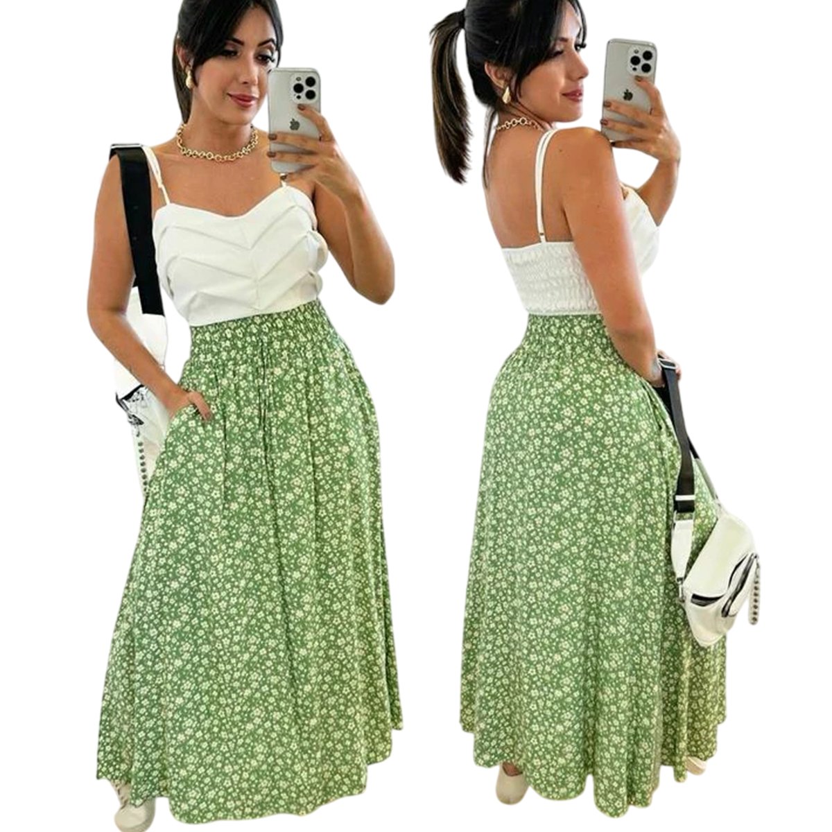 Saia Longa Feminina Evangélica