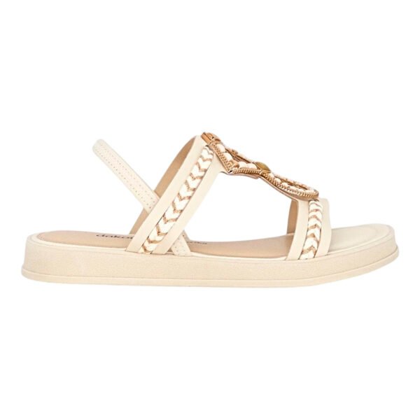 Sandalia Dakota Flatform Conforto Feminina Pedraria Macia Original