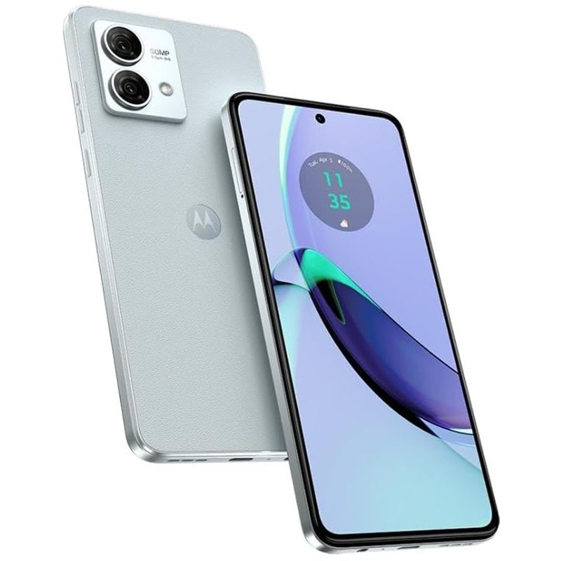Smartphone Moto G84 5G 16GB RAM Boost* 256GB Azul – Couro Vegano