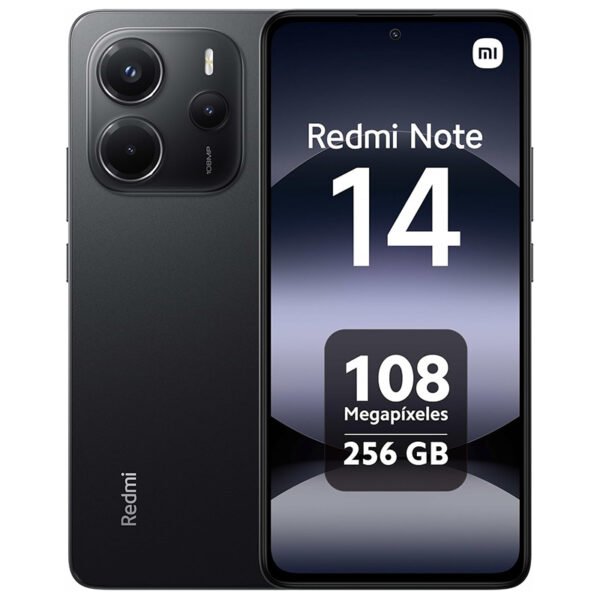 Smartphone Xiaomi Redmi Note 14 Midnight Black (Preto) 8GB RAM 256GB ROM
