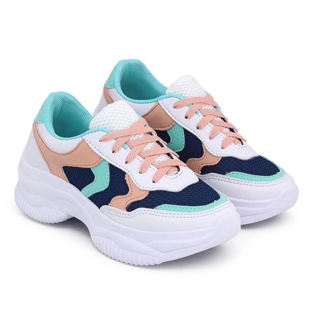 Tênis Feminino Blogueira Búfalo Lançamento Colorido Tenis