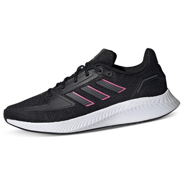 Tênis de Corrida Feminino Runfalcon 2.0, Núcleo Preto, Cinza, Seis Rosa Gritando, 9 Adidas