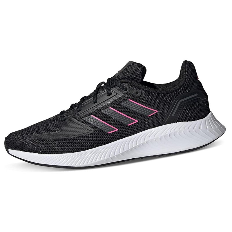 Tênis de Corrida Feminino Runfalcon 2.0, Núcleo Preto, Cinza, Seis Rosa Gritando, 9 Adidas Tenis