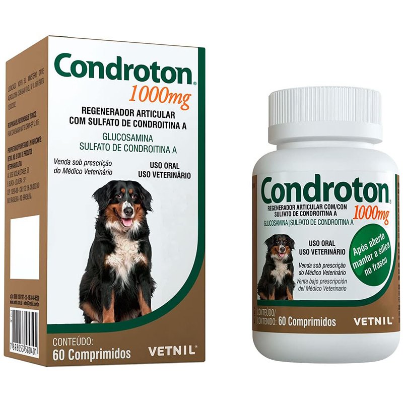 VETNIL Condroton 1000Mg 60 Comprimidos Vetnil