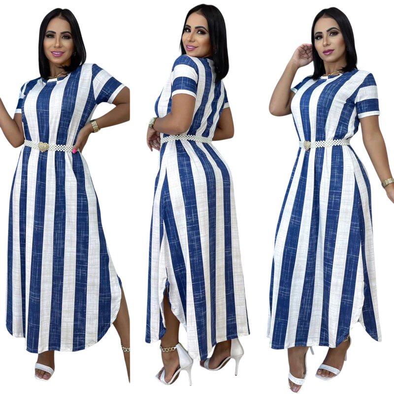 Vestido Longo Saruel Feminino Manga Romantic Roupa Feminina