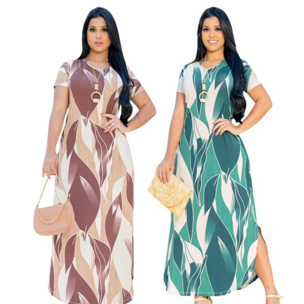 Vestido Longo Saruel Feminino Manga Viscolycra Bolso Roupas Femininas Inverno