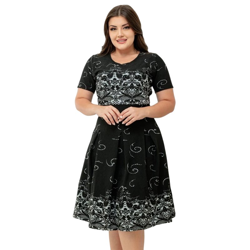 Vestido Midi Godê Moda Evangélica – Vestido Lary