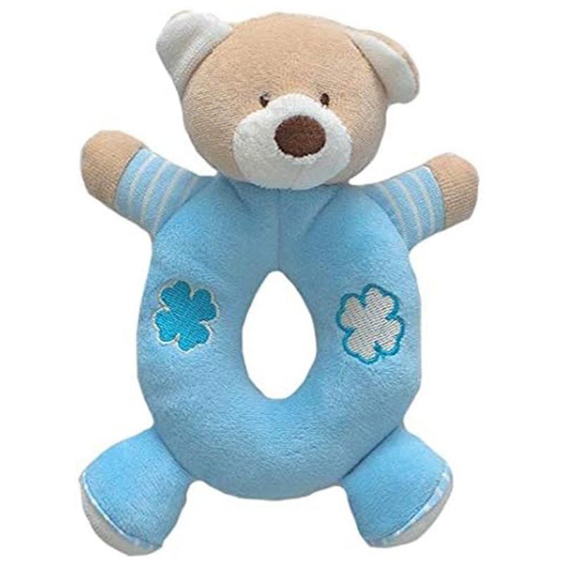 Zip Chocalho Urso Azul Bebê