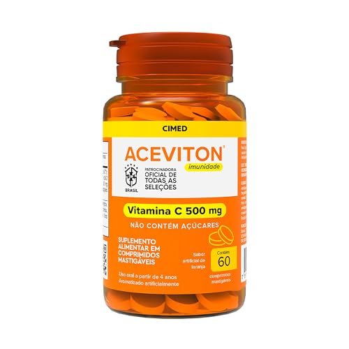 Aceviton Vitamina C Imunidade 60 Comprimidos Mastigáveis