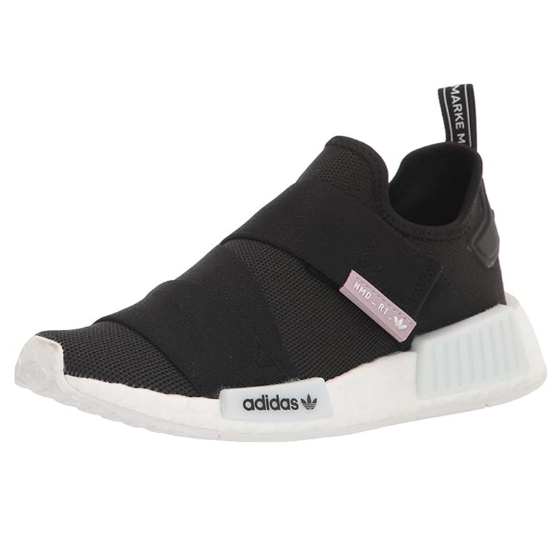 Adidas Tênis Feminino Sem Cadarço NMD R1 Preto/Preto/Branco