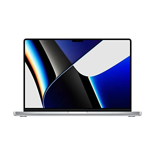 Apple notebook MacBook Pro (de 16 polegadas, Processador M1 Pro da Apple com CPU 10‑core e GPU 16‑core, 16 GB RAM, 512 GB SSD) – Prateado