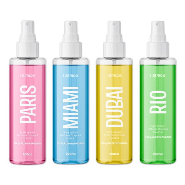 Body Splash Perfume Corporal 200ml Lapace Desodorante Colonia Fixação Prolongada Premium