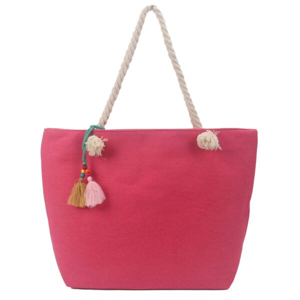 Bolsa de Verão Grande de Praia Revestida Internamente