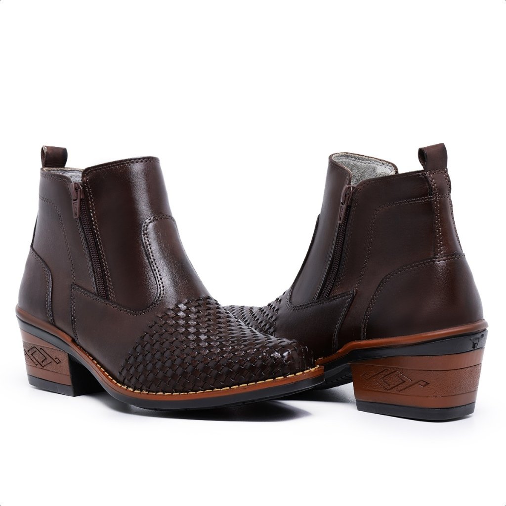 Bota Texana Trice Bico Fino Escamado