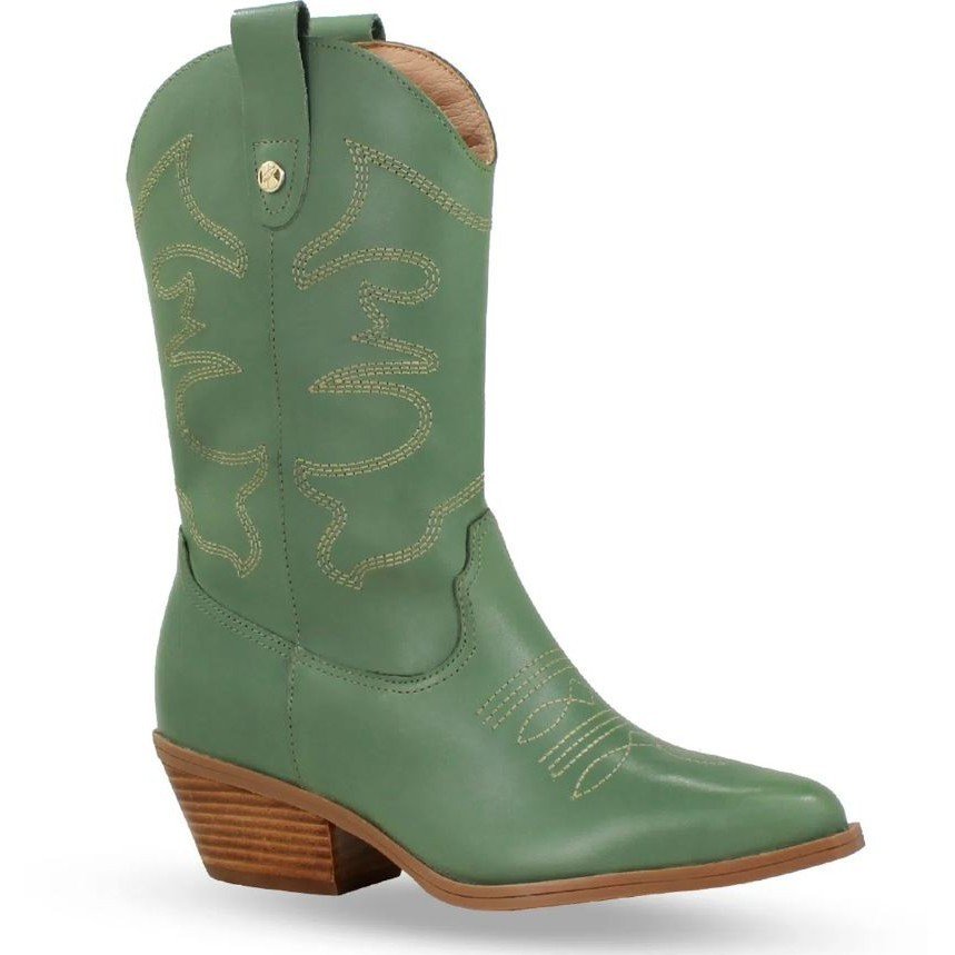 Bota Western Country Texana De Couro Bottero