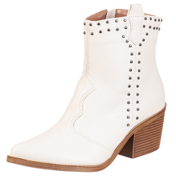 Bota Western Feminino Texana Country Via Birigui Cano Curto Bico Fino