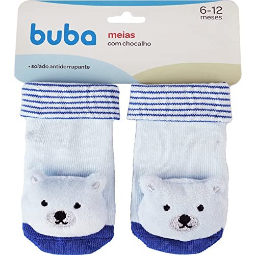 Buba Meias Antiderrapantes Com Chocalho Urso