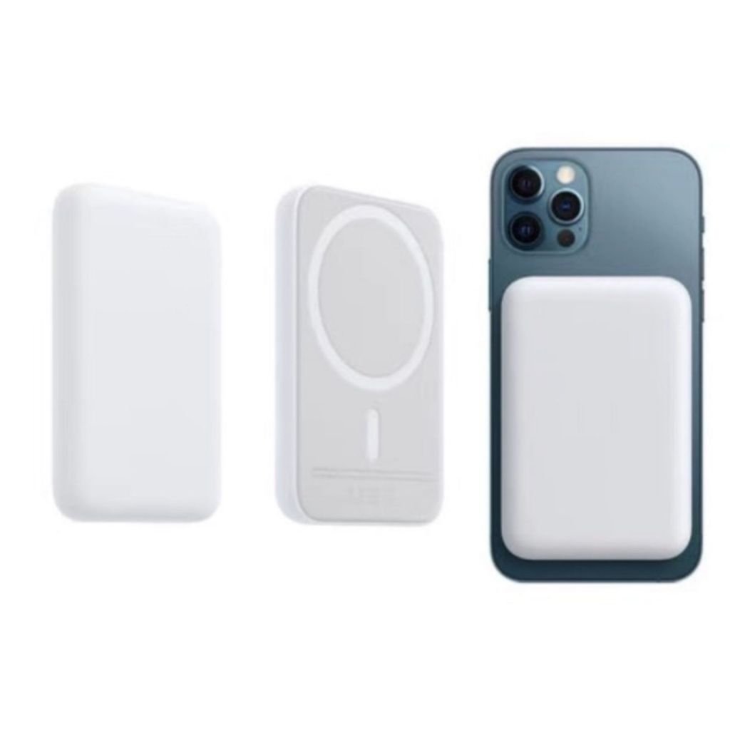 Carregador Portátil 7000Mah Magsafe Indução iPhone Apple Sem fio Bateria Carga