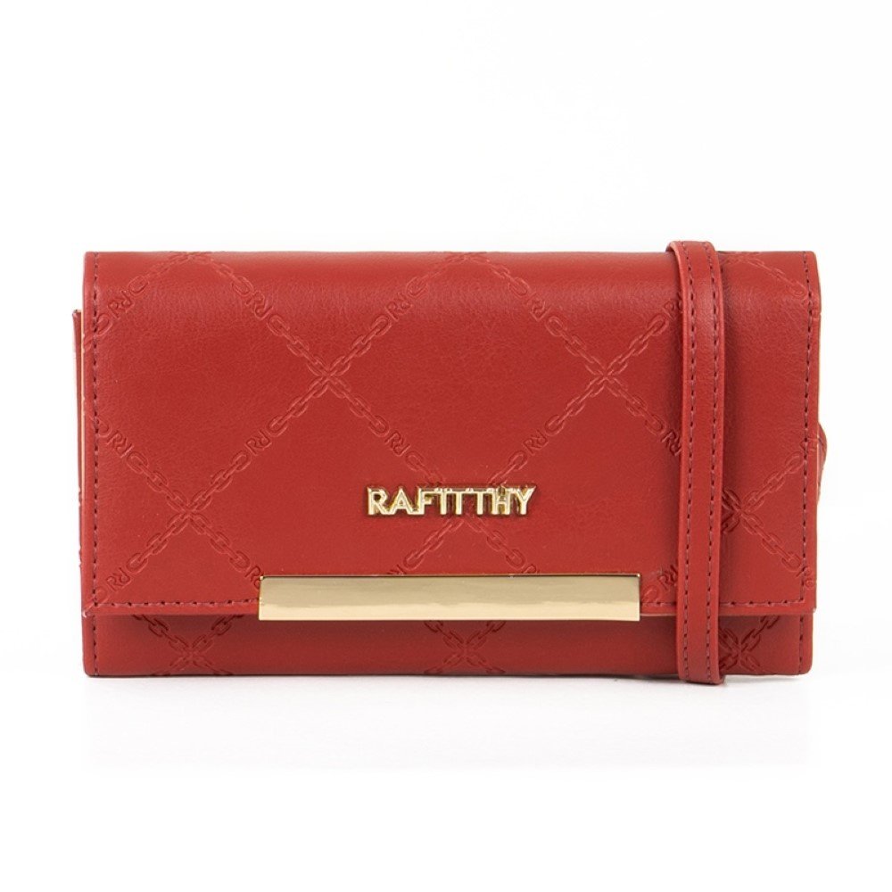 Carteira 2em1 Rafitthy Feminina Turkey Vermelho