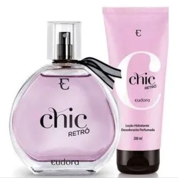 Combo Chic Retrô: Desodorante Colônia 95ml + Loção Hidratante Desodorante Corporal 200ml