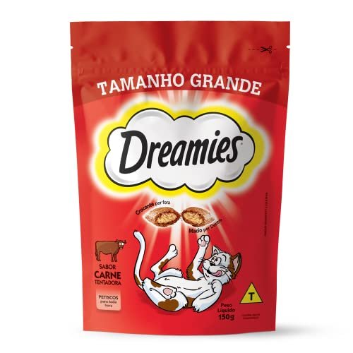 Dreamies Petisco Carne Tentadora Gatos Adultos 150g