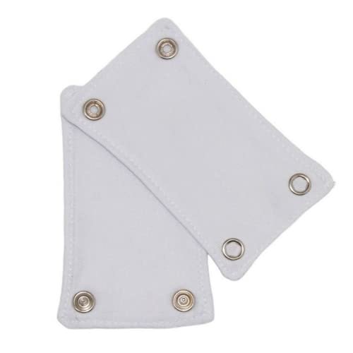 Extensor de Body 2 Botões, Baby Deluxe, Branco, Único, Pacote de 2