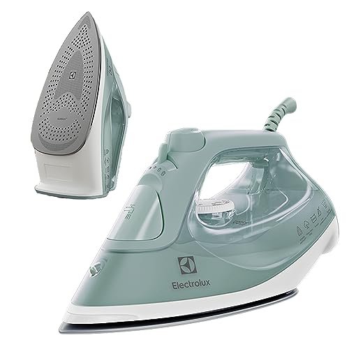 Ferro de Passar Seco e Vapor Electrolux Antiaderente Base Ceramica Vapor Vertical Extra 2200W Verde Escuro ESI51 220V