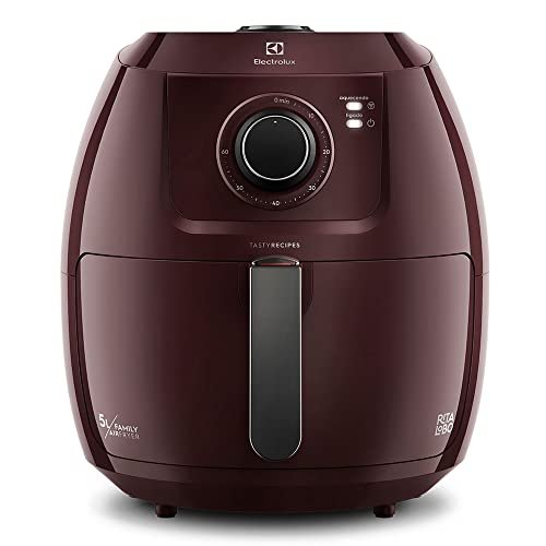 Fritadeira Eletrica Airfryer Family Efficient 5L Electrolux EAF51-127V Vermelho Escuro